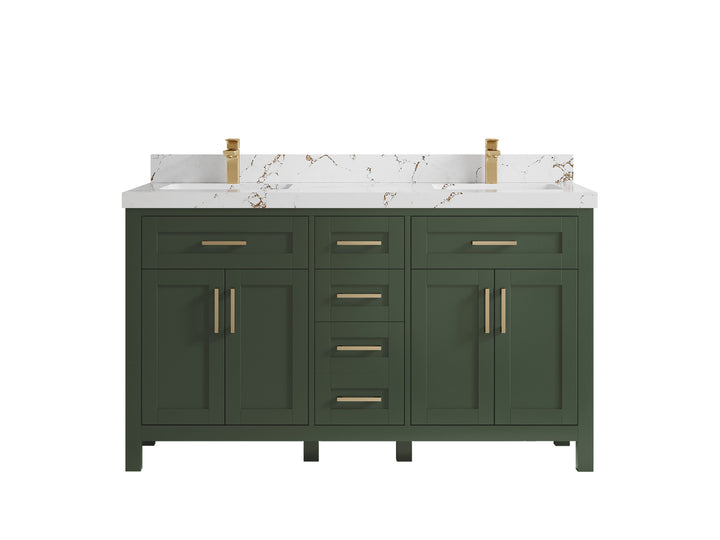 Cambridge 60 in. W x 22 in. D Double Sink Bathroom Vanity - photo 37