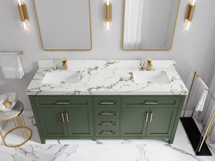 Cambridge 72 in. W x 22 in. D Double Sink Bathroom Vanity - photo 44