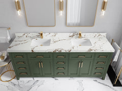 Cambridge 84 in. W x 22 in. D Double Sink Bathroom Vanity - photo 17