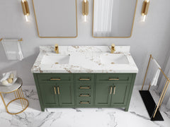 Cambridge 60 in. W x 22 in. D Double Sink Bathroom Vanity - photo 33