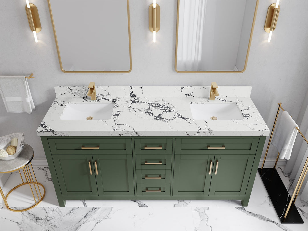 Cambridge 72 in. W x 22 in. D Double Sink Bathroom Vanity
