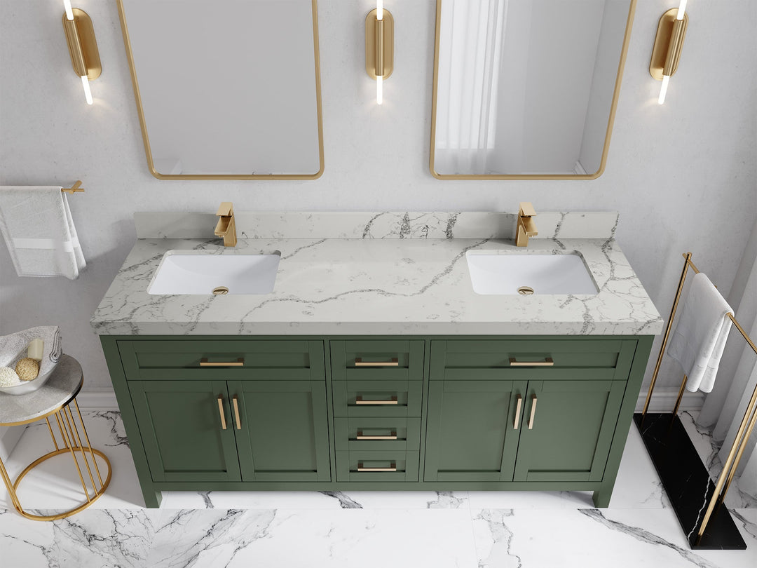 Cambridge 72 in. W x 22 in. D Double Sink Bathroom Vanity