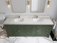 Cambridge 84 in. W x 22 in. D Double Sink Bathroom Vanity - photo 35
