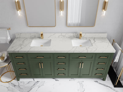 Cambridge 84 in. W x 22 in. D Double Sink Bathroom Vanity