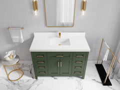 Cambridge 48 in. W x 22 in. D Single Sink Bathroom Vanity - photo 27