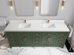 Cambridge 84 in. W x 22 in. D Double Sink Bathroom Vanity - photo 33