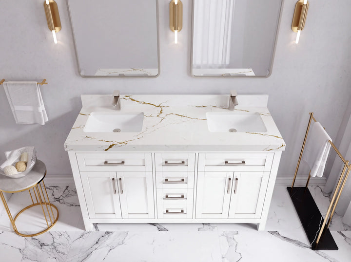 Cambridge 60 in. W x 22 in. D Double Sink Bathroom Vanity - photo 45