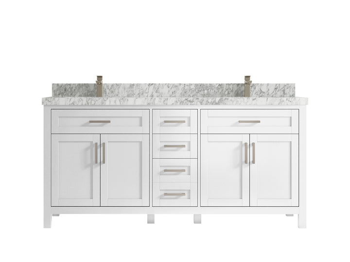 Cambridge 72 in. W x 22 in. D Double Sink Bathroom Vanity - photo 29