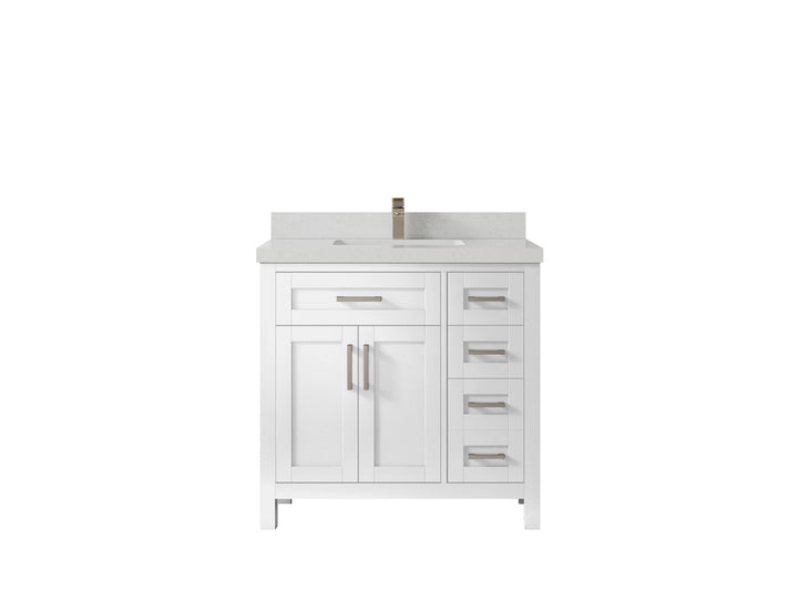 Cambridge 36 in. W x 22 in. D Single Center Sink Bathroom Vanity - photo 24