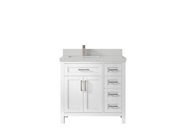 Cambridge 36 in. W x 22 in. D Left Offset Sink Bathroom Vanity - photo 32