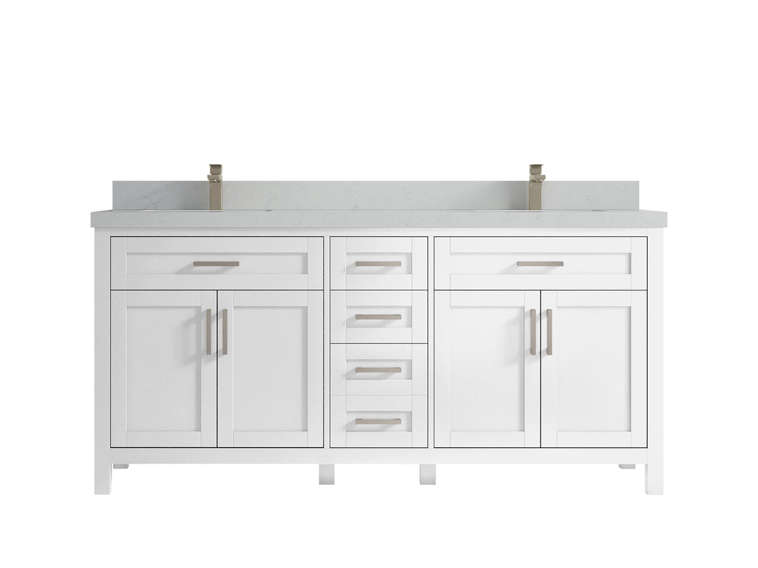 Cambridge 72 in. W x 22 in. D Double Sink Bathroom Vanity
