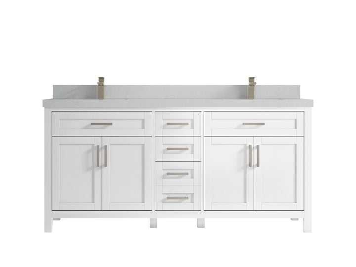 Cambridge 72 in. W x 22 in. D Double Sink Bathroom Vanity - photo 31
