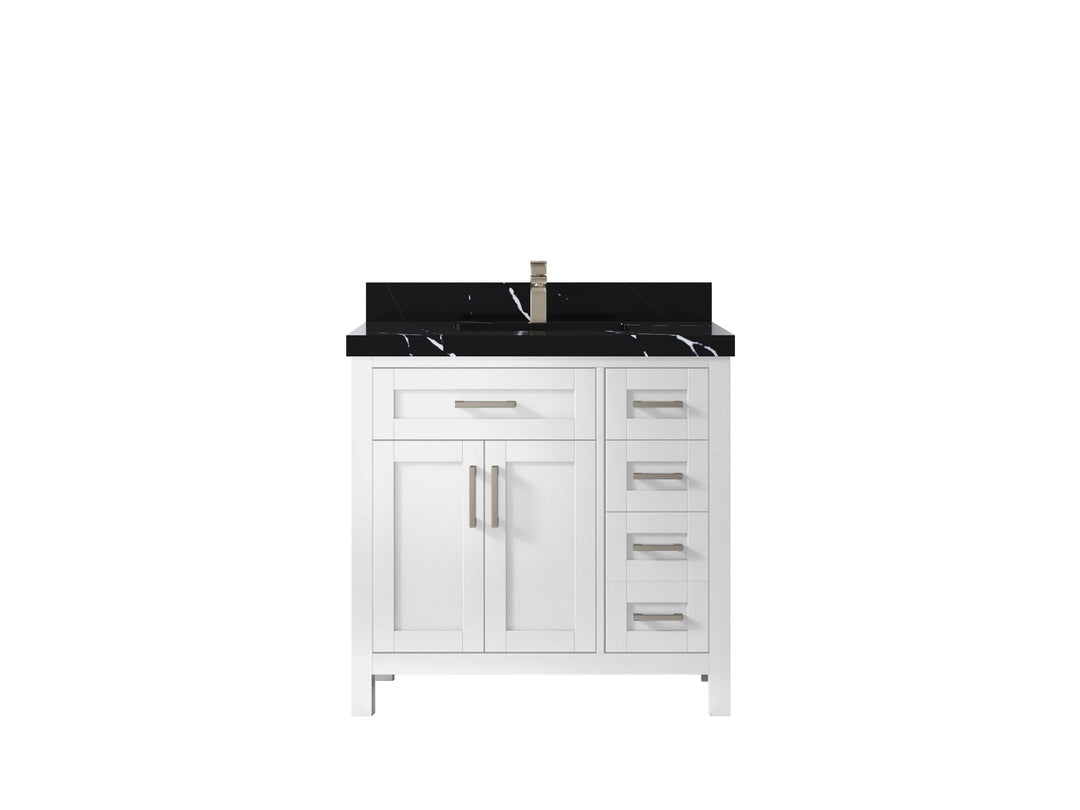 Cambridge 36 in. W x 22 in. D Single Center Sink Bathroom Vanity