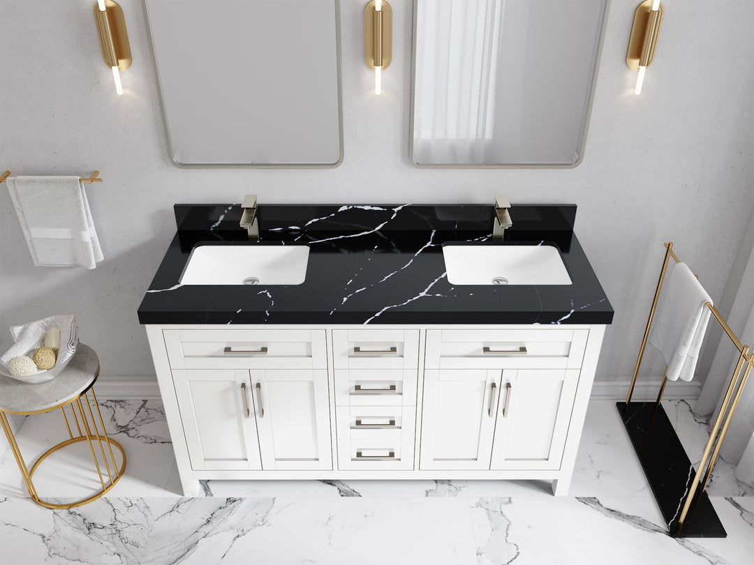Cambridge 60 in. W x 22 in. D Double Sink Bathroom Vanity