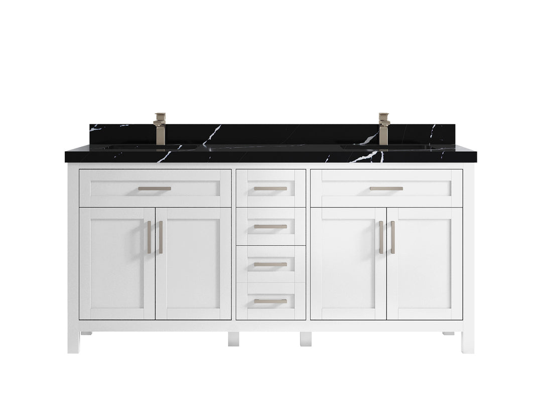 Cambridge 72 in. W x 22 in. D Double Sink Bathroom Vanity