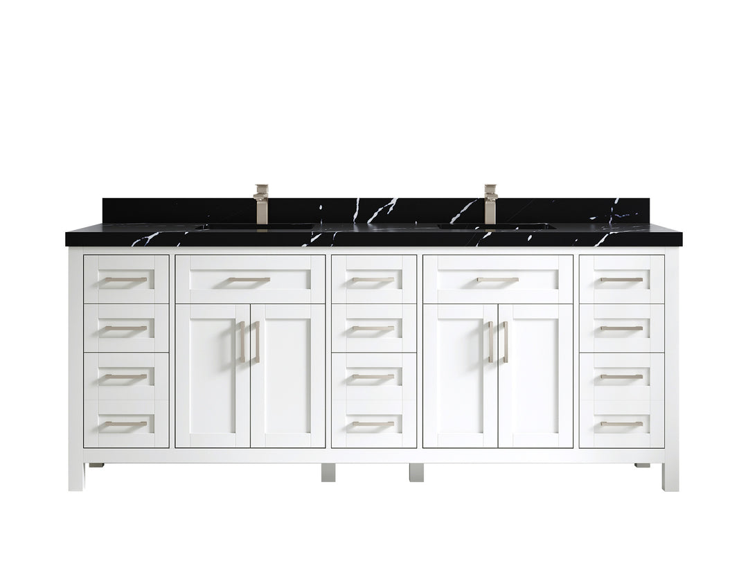 Cambridge 84 in. W x 22 in. D Double Sink Bathroom Vanity