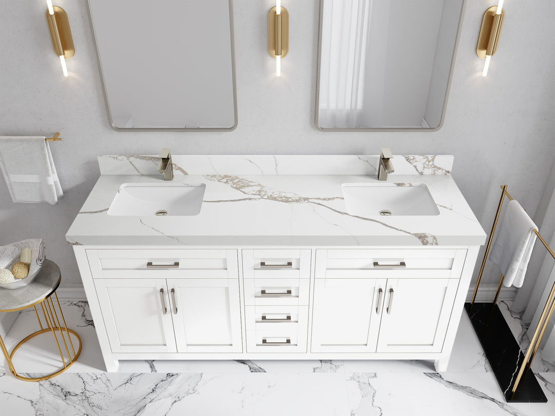 Cambridge 72 in. W x 22 in. D Double Sink Bathroom Vanity