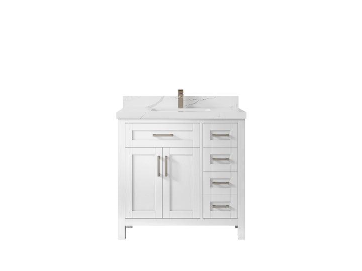 Cambridge 36 in. W x 22 in. D Single Center Sink Bathroom Vanity - photo 14