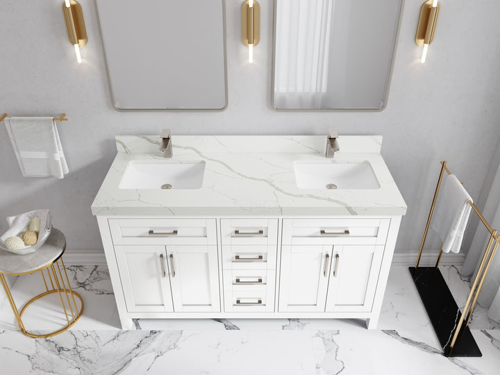 Cambridge 60 in. W x 22 in. D Double Sink Bathroom Vanity - photo 20