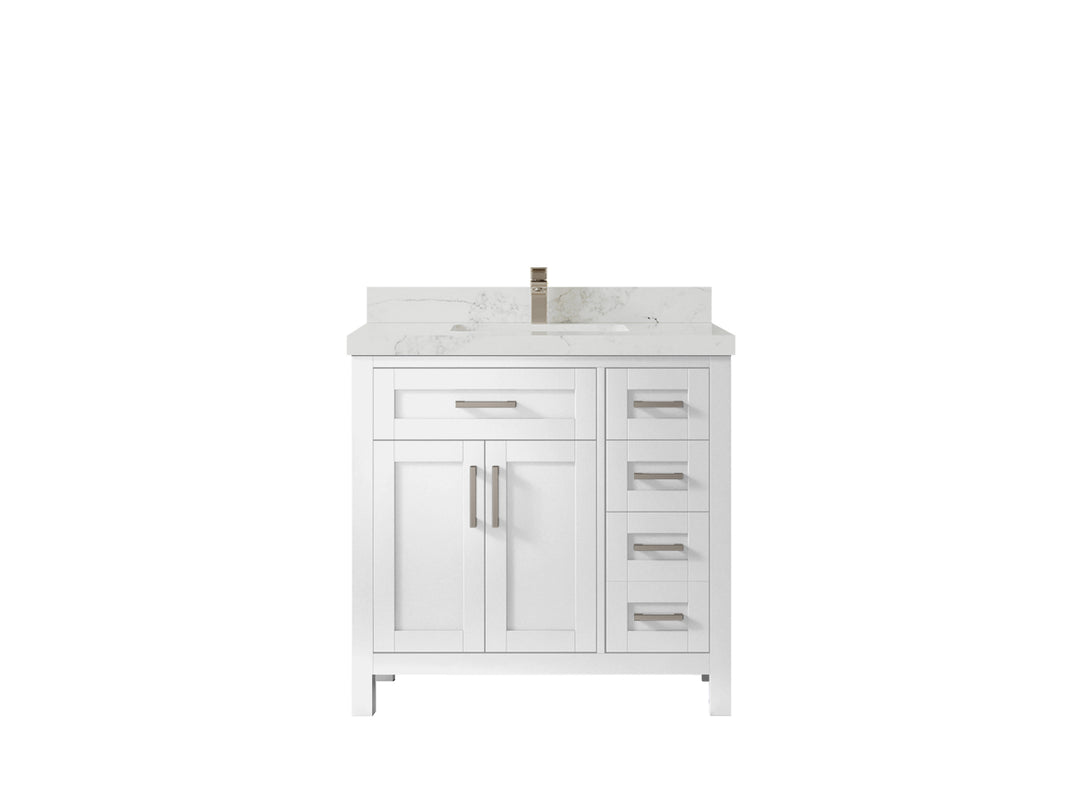 Cambridge 36 in. W x 22 in. D Single Center Sink Bathroom Vanity