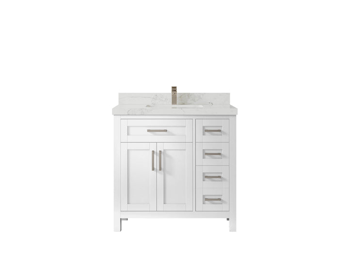 Cambridge 36 in. W x 22 in. D Single Center Sink Bathroom Vanity - photo 16