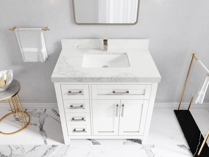 Cambridge 36 in. W x 22 in. D Single Center Sink Bathroom vanity - photo 29