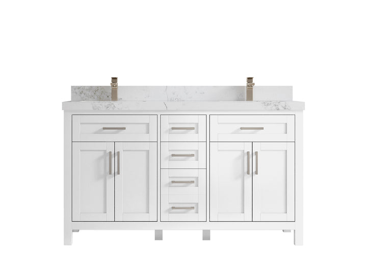 Cambridge 60 in. W x 22 in. D Double Sink Bathroom Vanity - photo 23