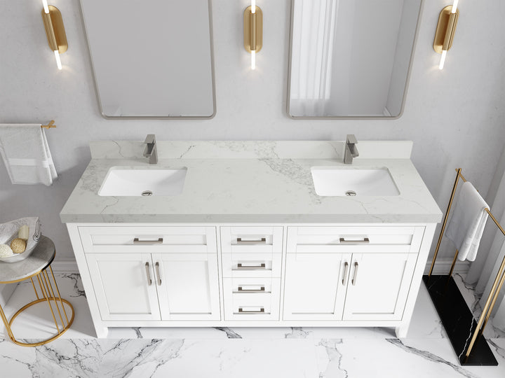 Cambridge 72 in. W x 22 in. D Double Sink Bathroom Vanity - photo 22