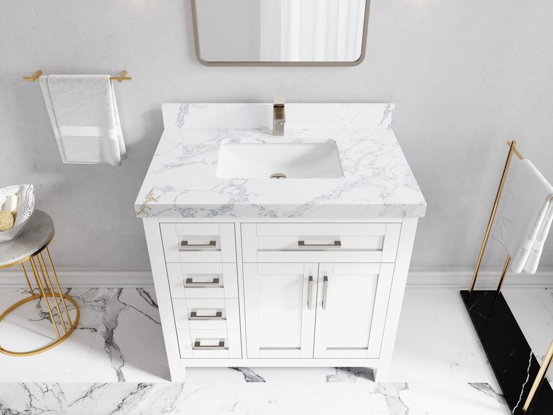 Cambridge 36 in. W x 22 in. D Single Center Sink Bathroom vanity
