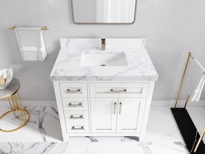 Cambridge 36 in. W x 22 in. D Single Center Sink Bathroom vanity