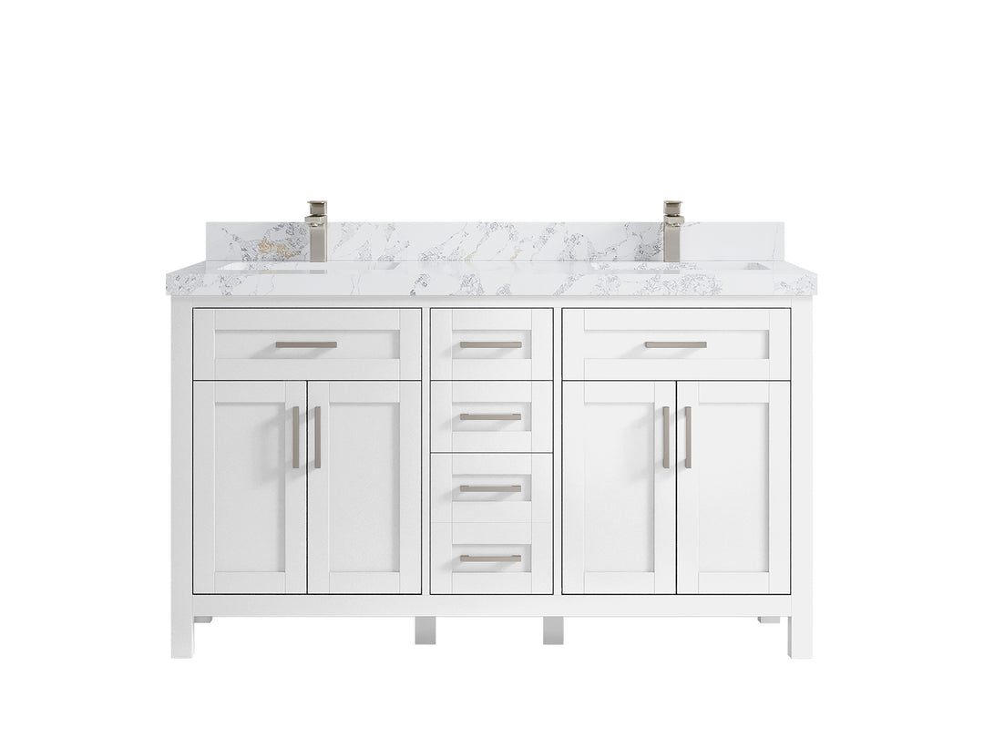 Cambridge 60 in. W x 22 in. D Double Sink Bathroom Vanity