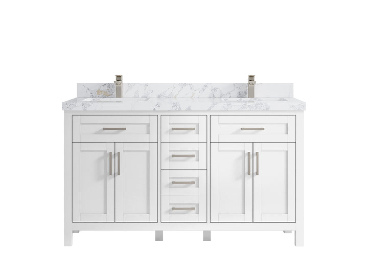 Cambridge 60 in. W x 22 in. D Double Sink Bathroom Vanity - photo 25
