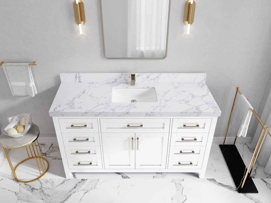 Cambridge 60 in. W x 22 in. D Single Sink Bathroom Vanity