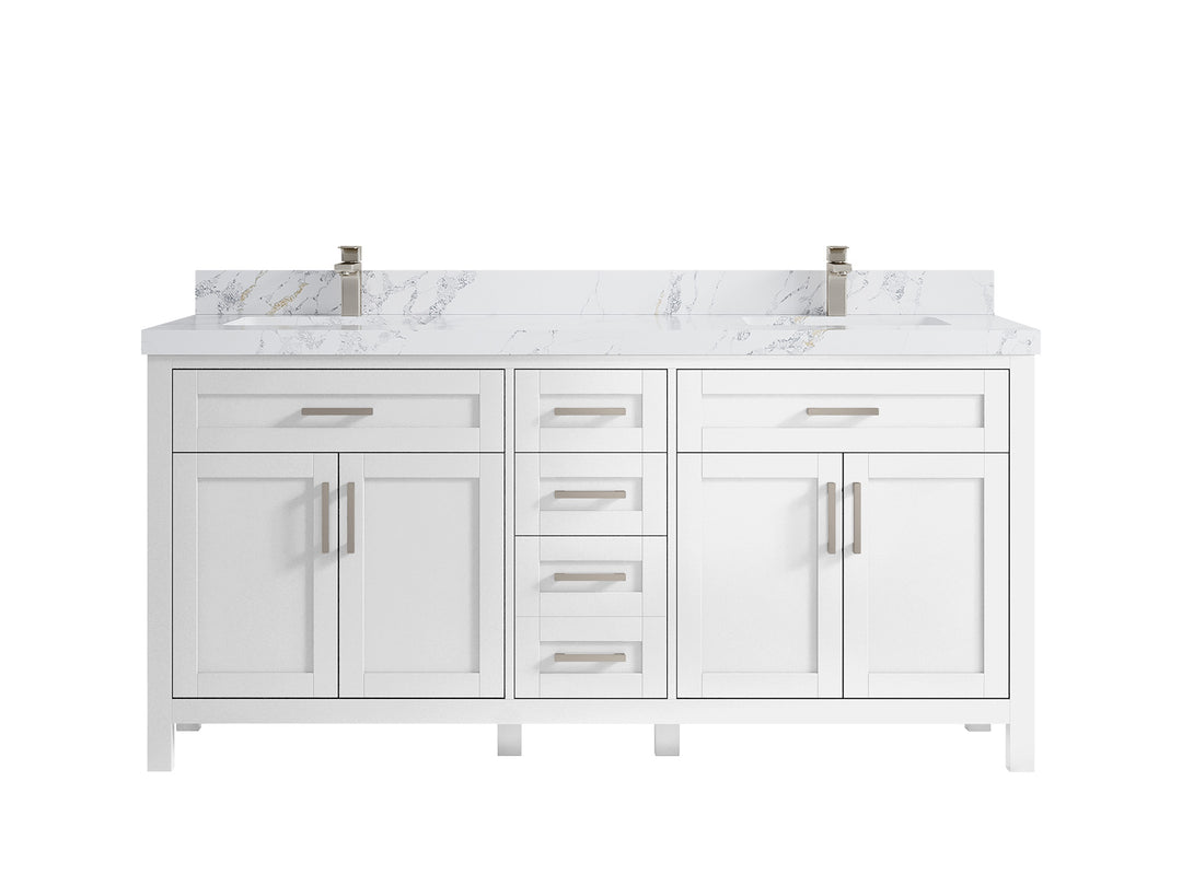 Cambridge 72 in. W x 22 in. D Double Sink Bathroom Vanity