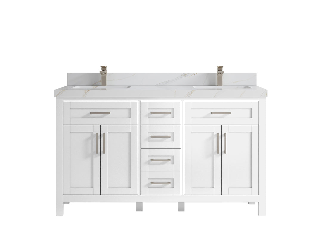Cambridge 60 in. W x 22 in. D Double Sink Bathroom Vanity