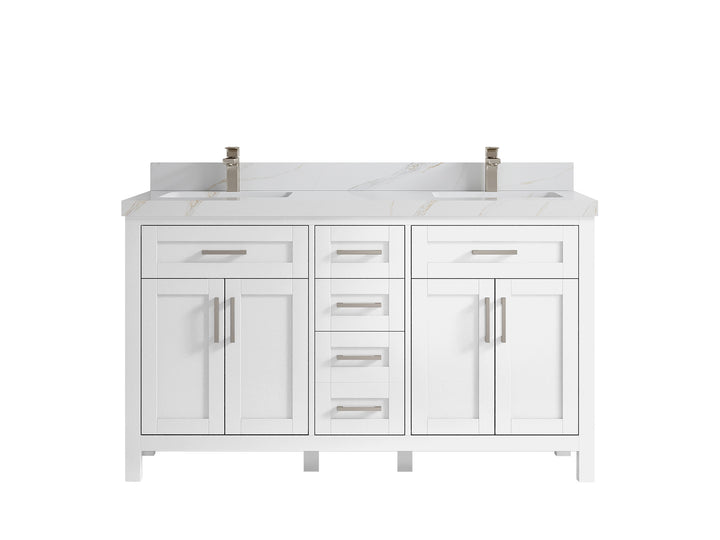 Cambridge 60 in. W x 22 in. D Double Sink Bathroom Vanity - photo 27