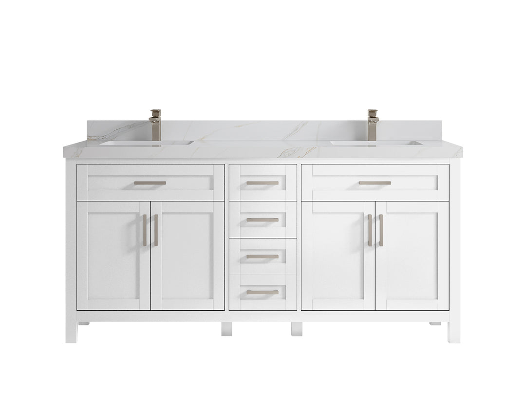 Cambridge 72 in. W x 22 in. D Double Sink Bathroom Vanity