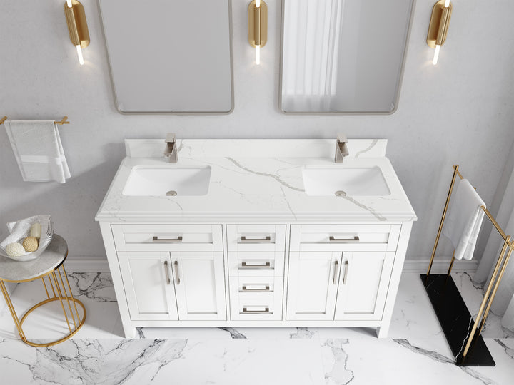 Cambridge 60 in. W x 22 in. D Double Sink Bathroom Vanity - photo 32