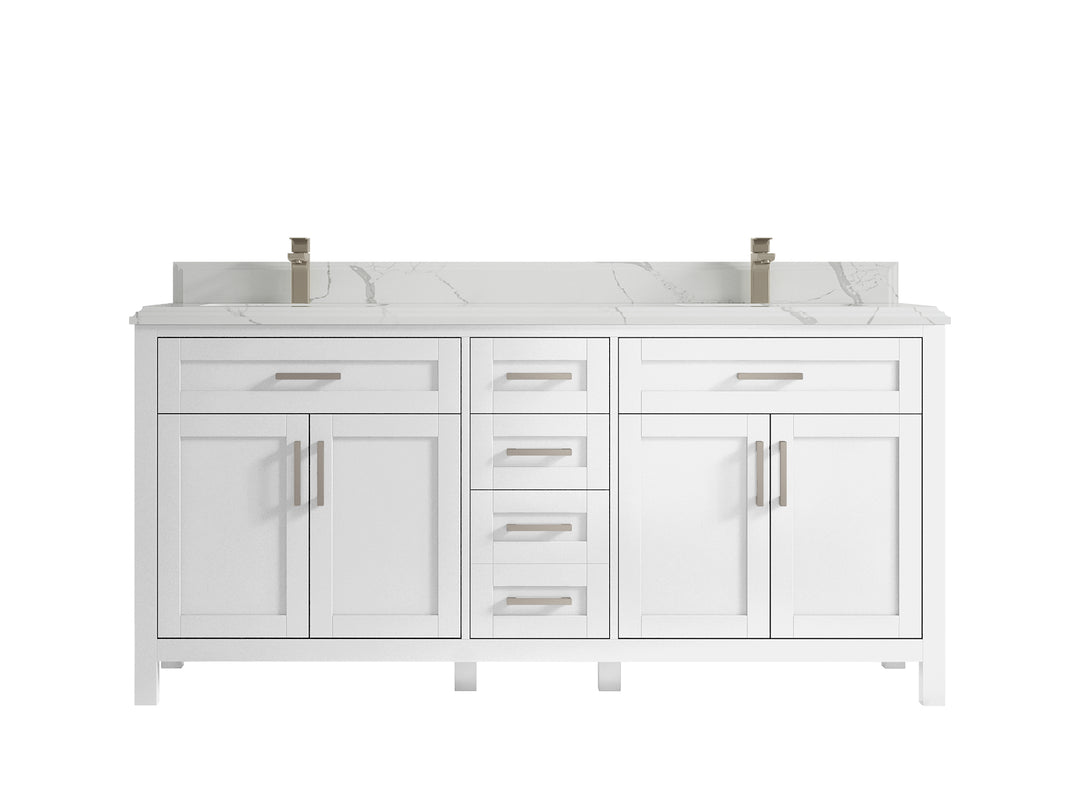 Cambridge 72 in. W x 22 in. D Double Sink Bathroom Vanity