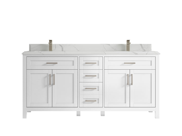 Cambridge 72 in. W x 22 in. D Double Sink Bathroom Vanity - photo 33