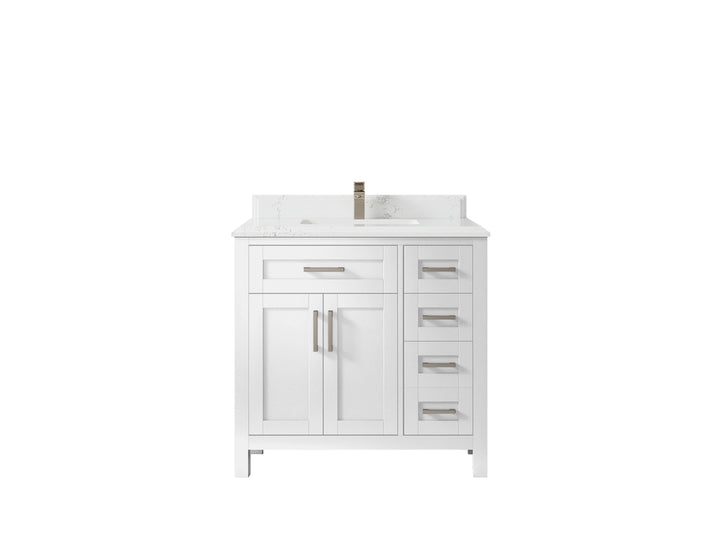 Cambridge 36 in. W x 22 in. D Single Center Sink Bathroom Vanity - photo 28