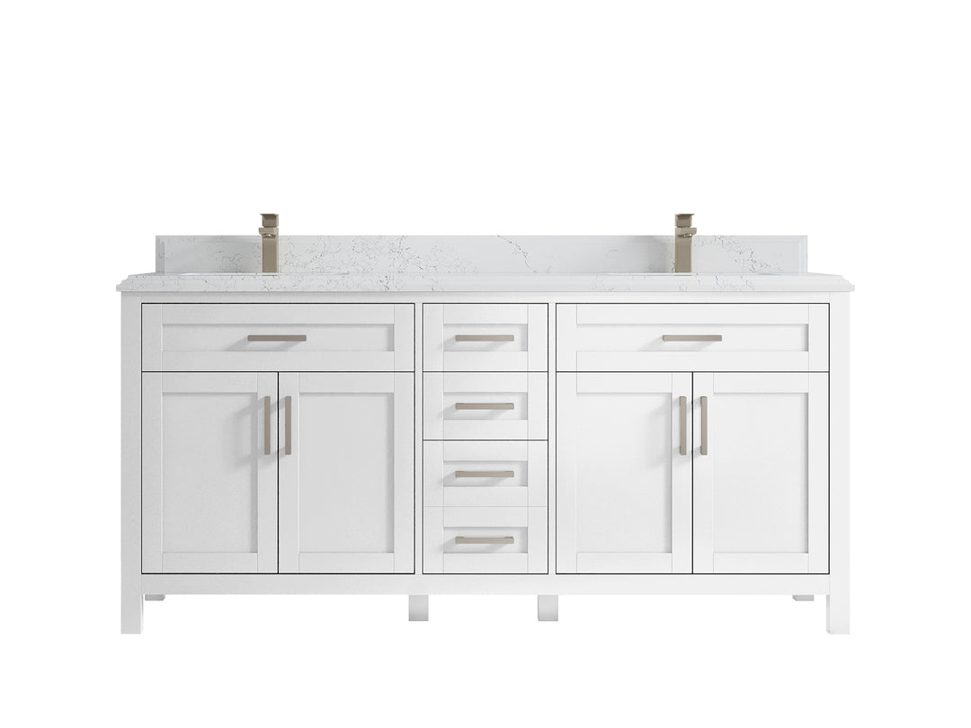Cambridge 72 in. W x 22 in. D Double Sink Bathroom Vanity