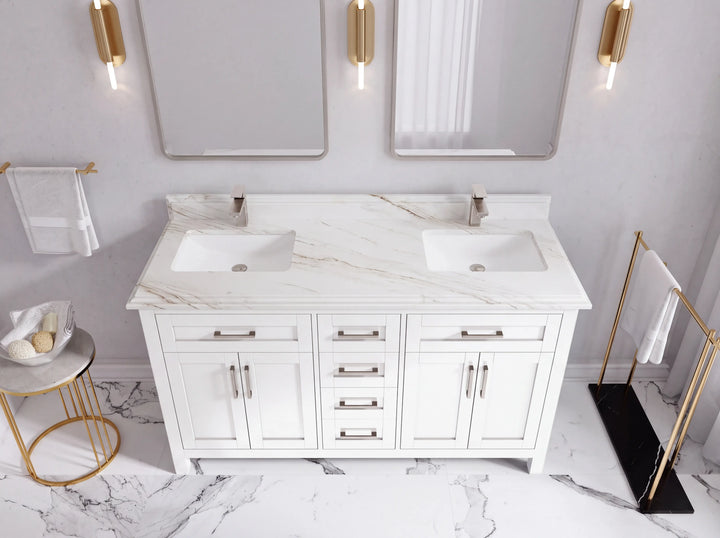 Cambridge 60 in. W x 22 in. D Double Sink Bathroom Vanity - photo 49