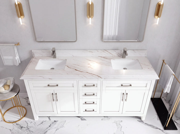 Cambridge 72 in. W x 22 in. D Double Sink Bathroom Vanity - photo 49