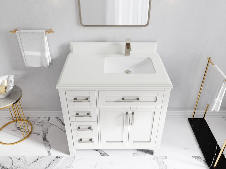 Cambridge 36 in. W x 22 in. D Right Offset Sink Bathroom Vanity - photo 28