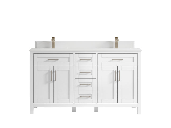 Cambridge 60 in. W x 22 in. D Double Sink Bathroom Vanity - photo 37