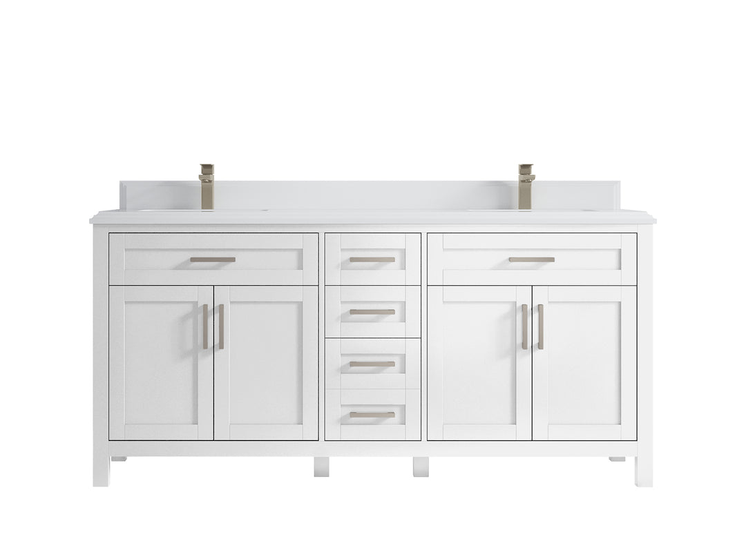 Cambridge 72 in. W x 22 in. D Double Sink Bathroom Vanity
