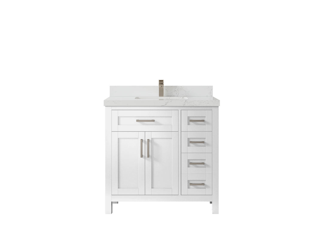 Cambridge 36 in. W x 22 in. D Single Center Sink Bathroom Vanity