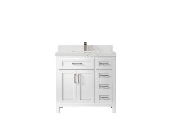 Cambridge 36 in. W x 22 in. D Single Center Sink Bathroom Vanity - photo 32