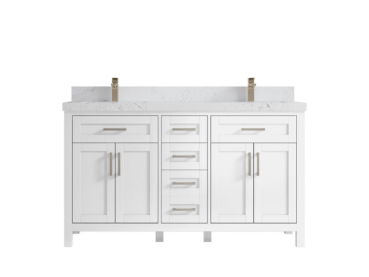 Cambridge 60 in. W x 22 in. D Double Sink Bathroom Vanity - photo 39